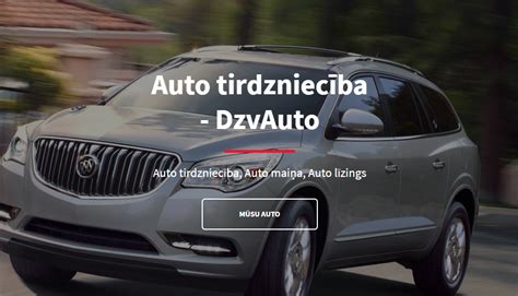 dzvauto auto tirdzniecība